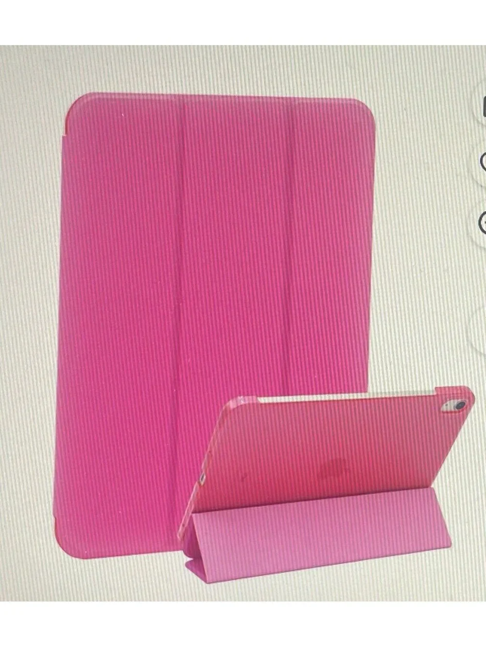 Body Glove Tablet Folio Case for iPad A16/iPad 10th generation Bright Pink